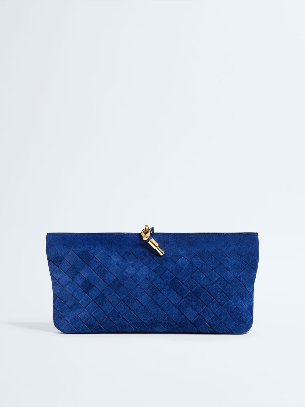 Bottega Andiamo Boat Pouch- Blue Royal